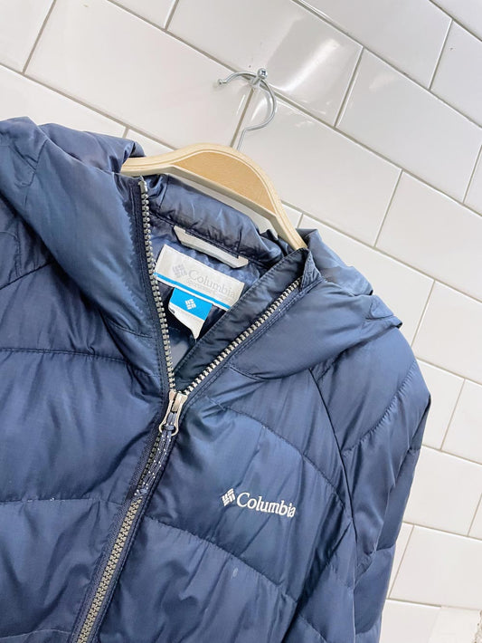 columbia poly-fill hooded puffer coat