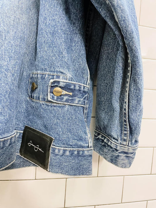 vintage 00s sean john denim jacket