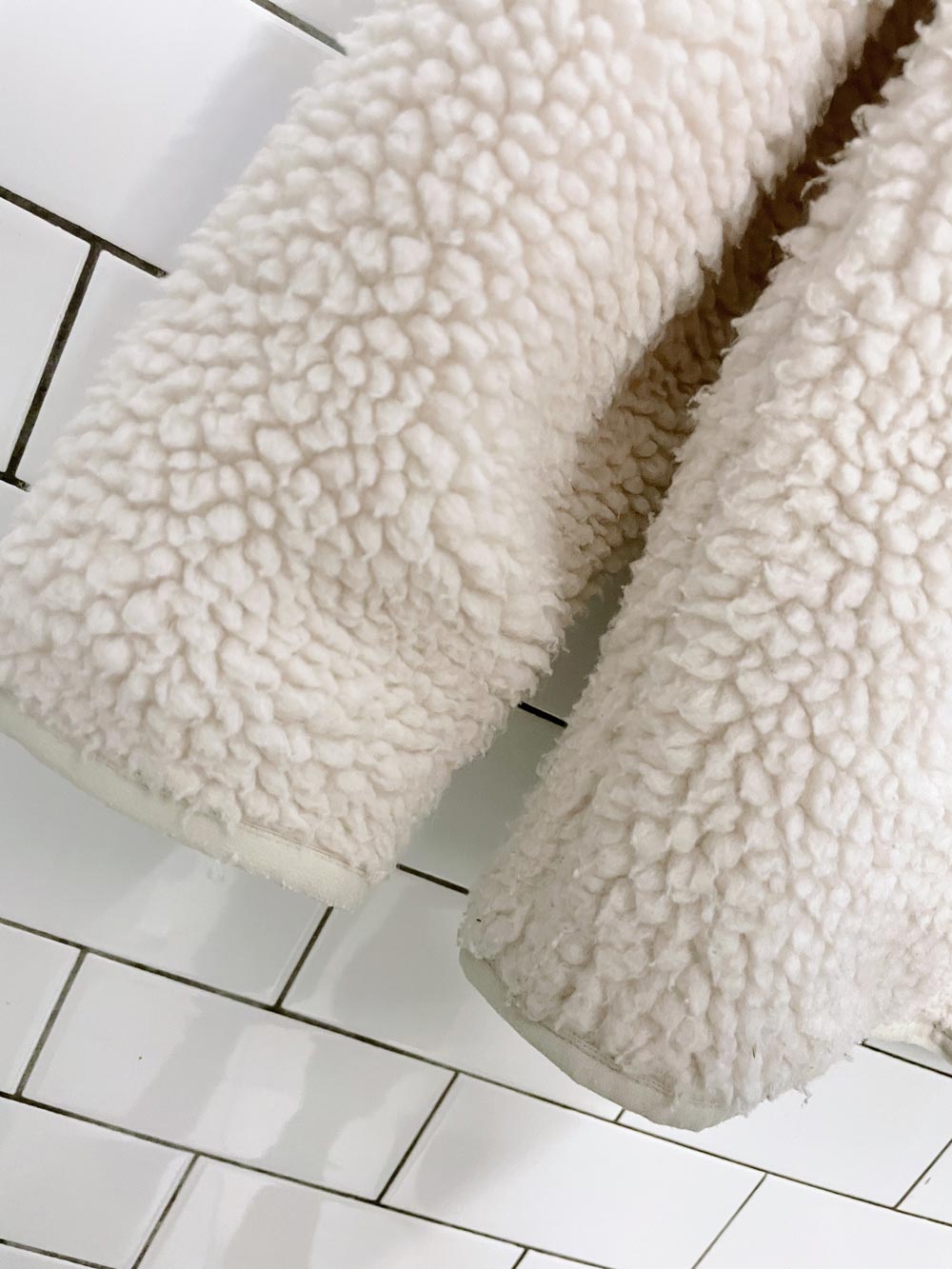 UO x fila full zip sherpa hoodie jacket