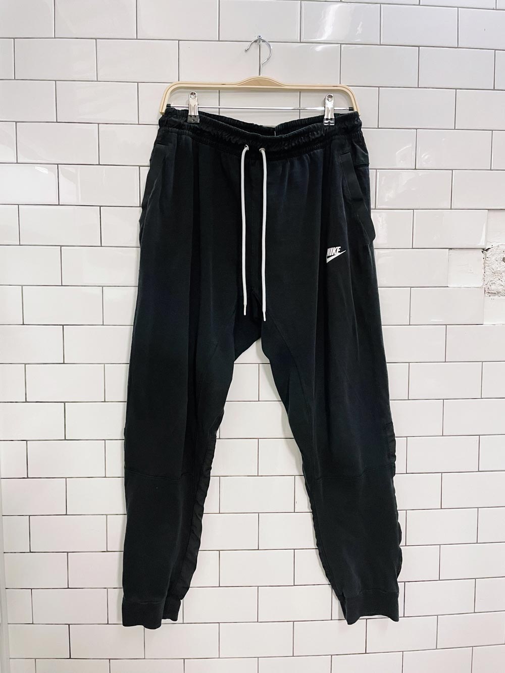 nike nylon combo sweatpants