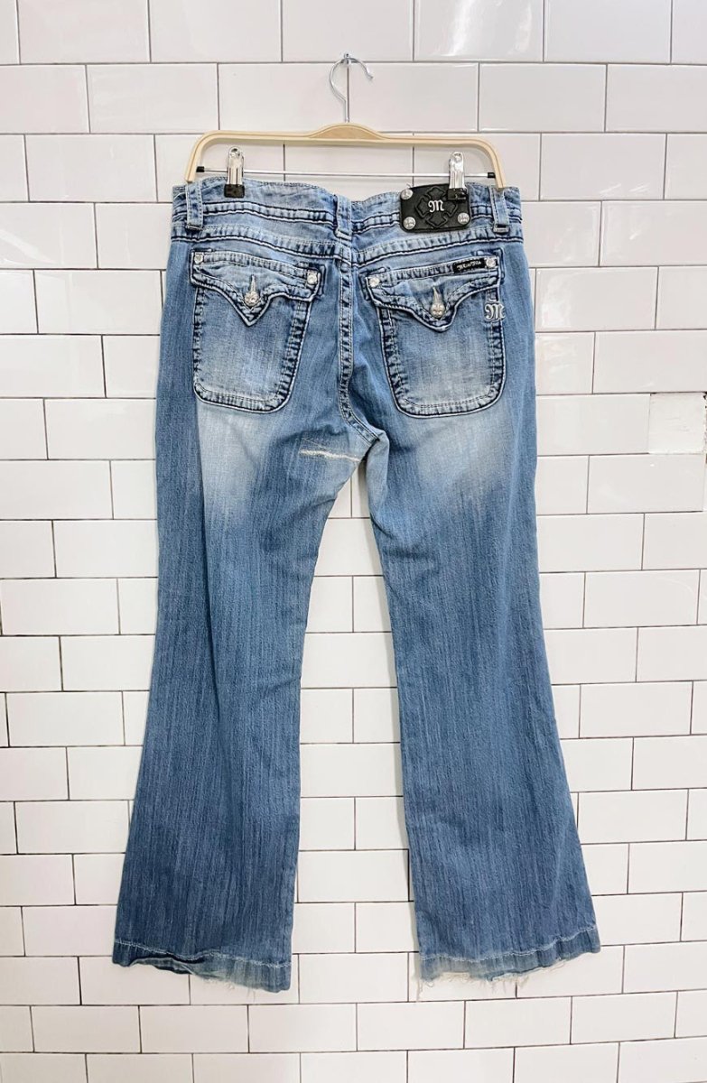 y2k miss me wide leg jeans - good market thrift store