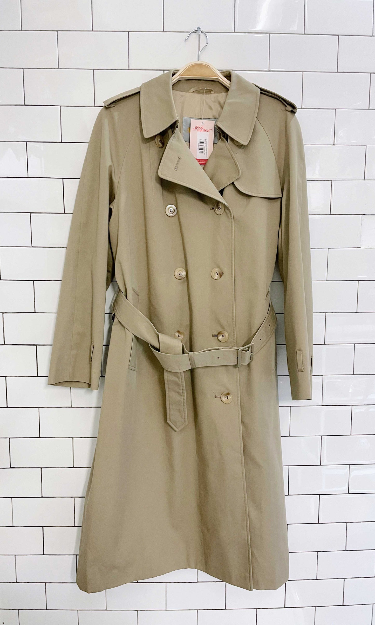 vintage aquascutum classic trench coat