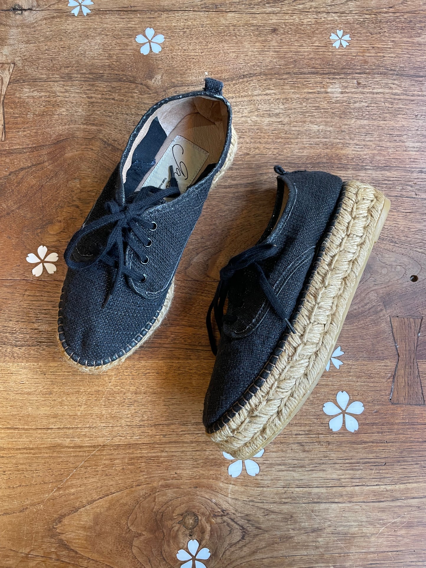 gaimo metallic woven espadrilles shoes