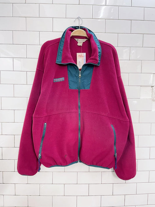 vintage 90s columbia fleece jacket