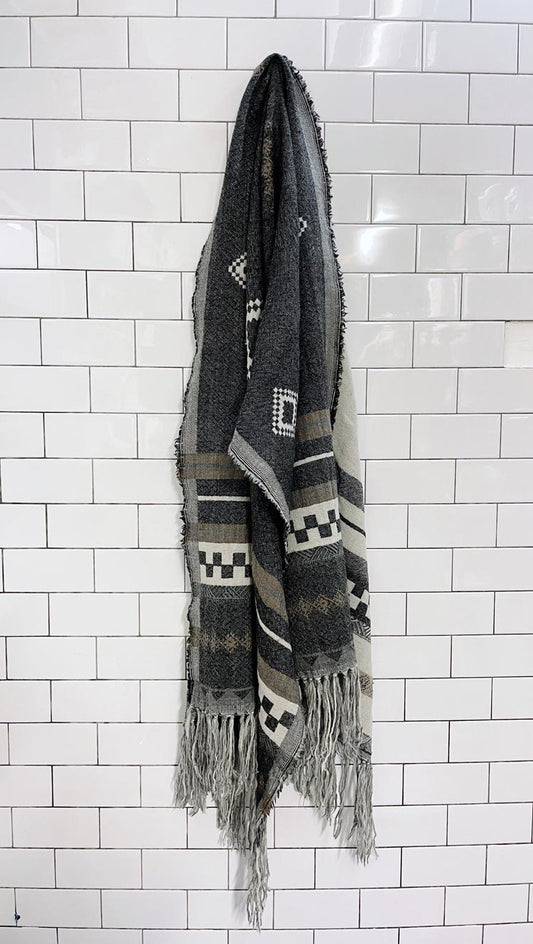 community 100% wool blanket scarf