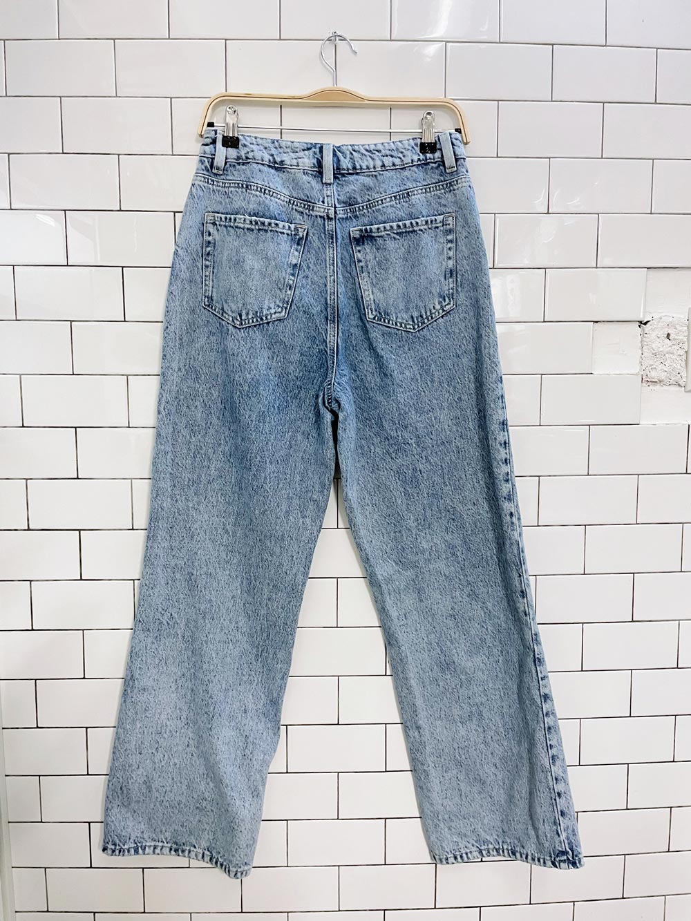 garage denim wide leg jeans
