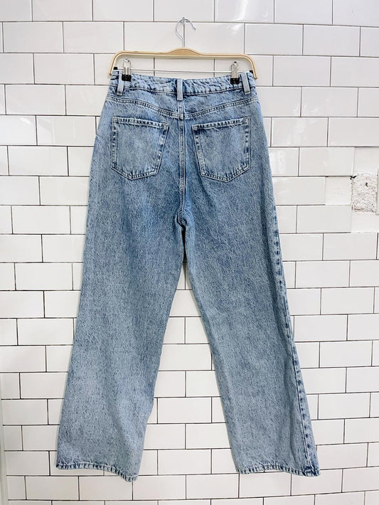 garage denim wide leg jeans
