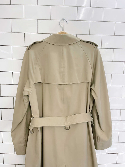 vintage aquascutum classic trench coat