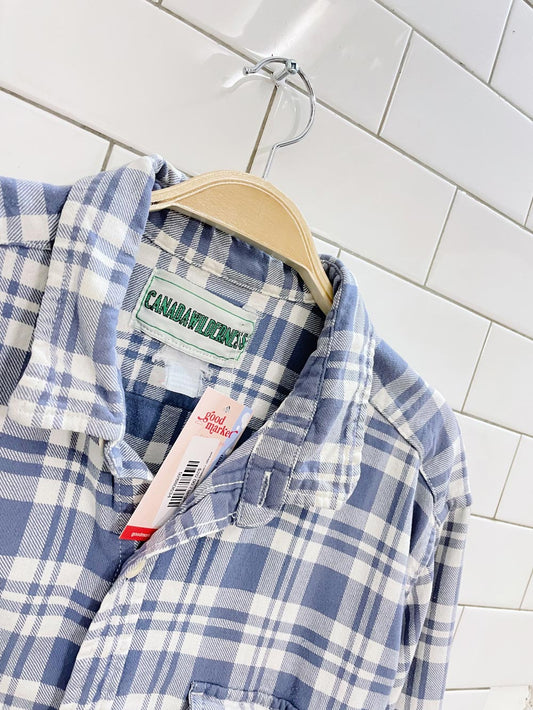 vintage canada wilderness flannel shirt