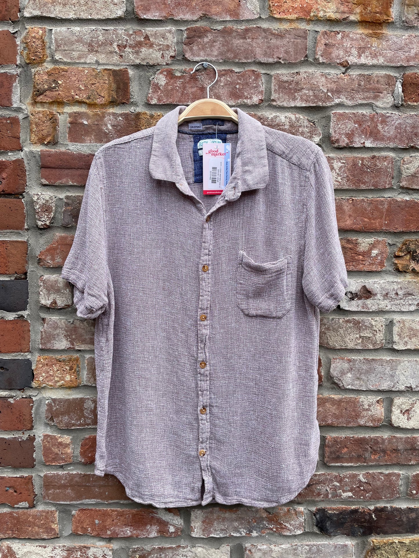 tenth + ocean washable linen shirt