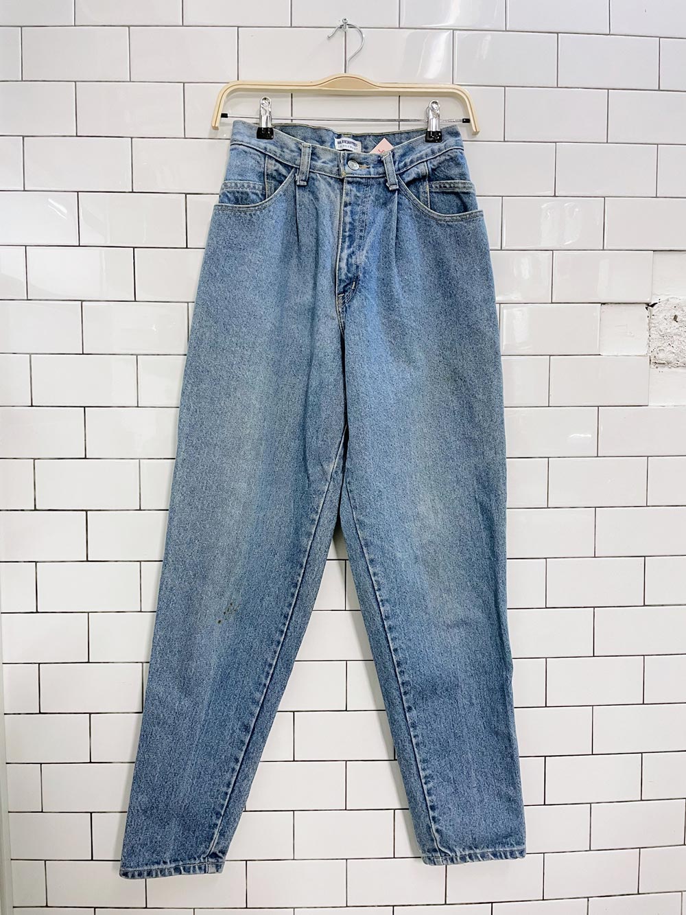 vintage bluenotes balloon leg high rise jeans