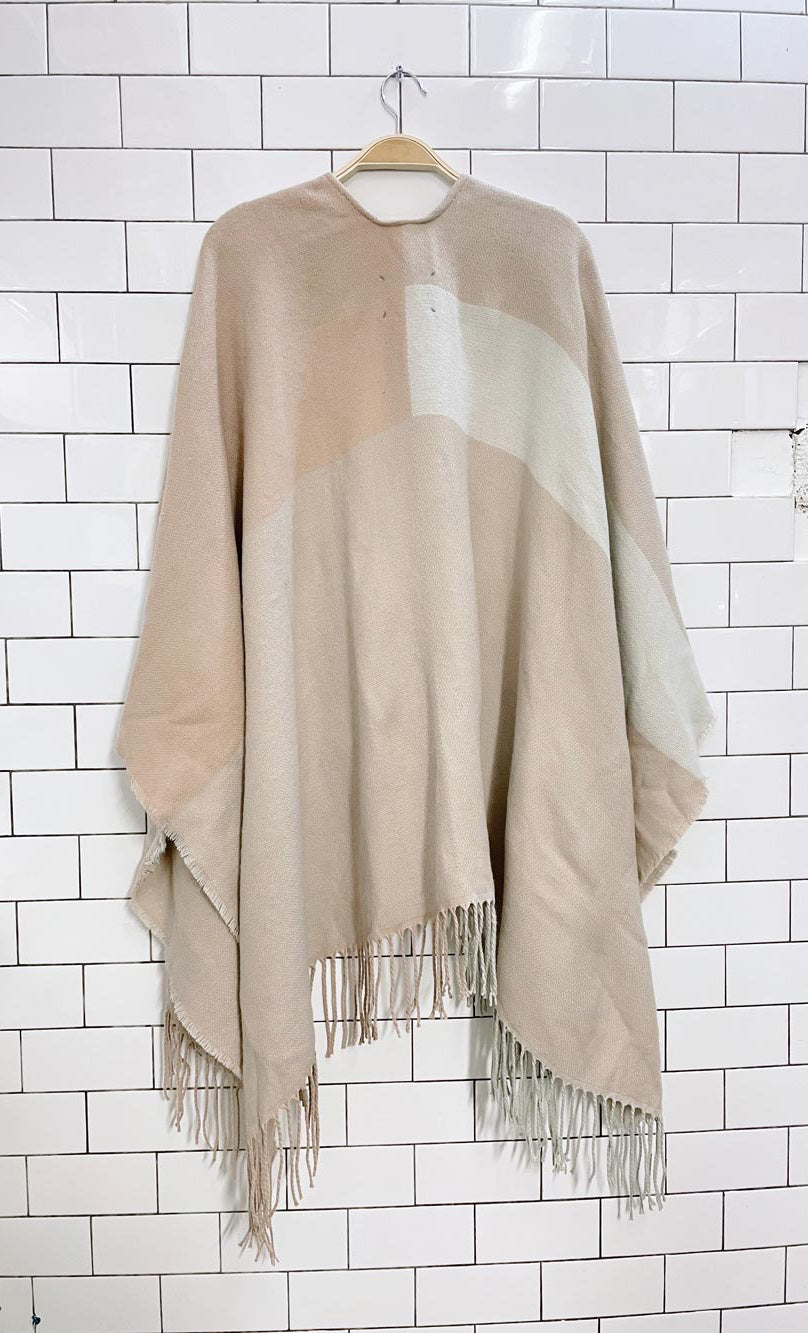 soia & kyo mirel woven blanket stripe wrap scarf