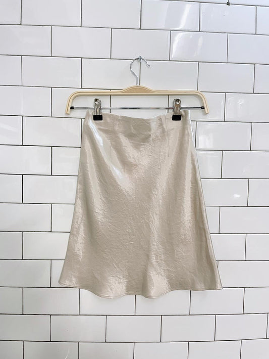 babaton 2024 new satin slip mini skirt