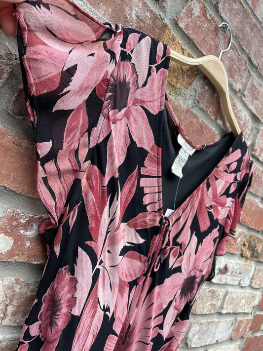 vintage 00s jessica floral maxi dress