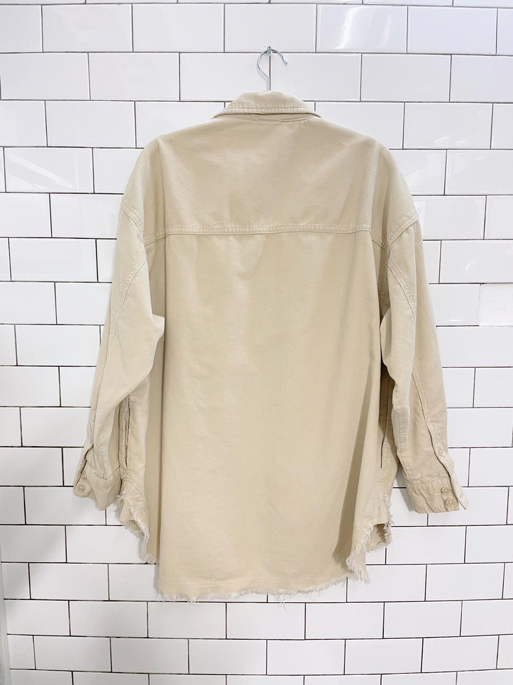 offline by aerie cord oversized pullover shacket