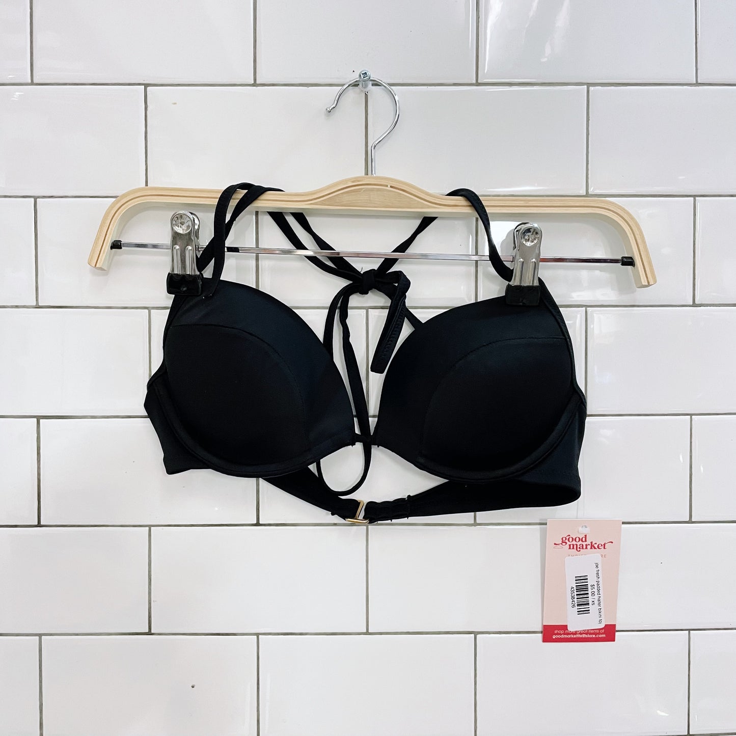 joe fresh padded halter bikini top