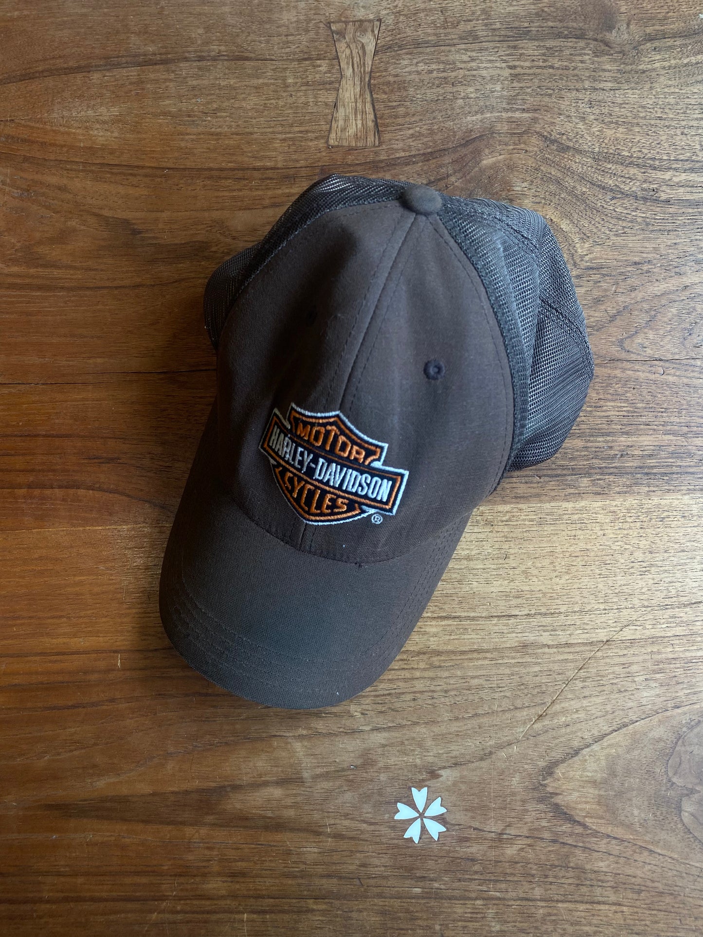 harley davidson full back cap
