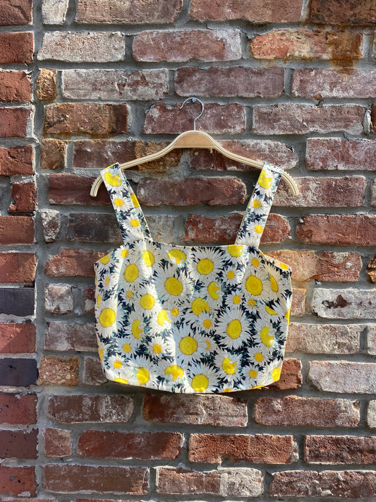 nwt & other stories linen sunflower tank