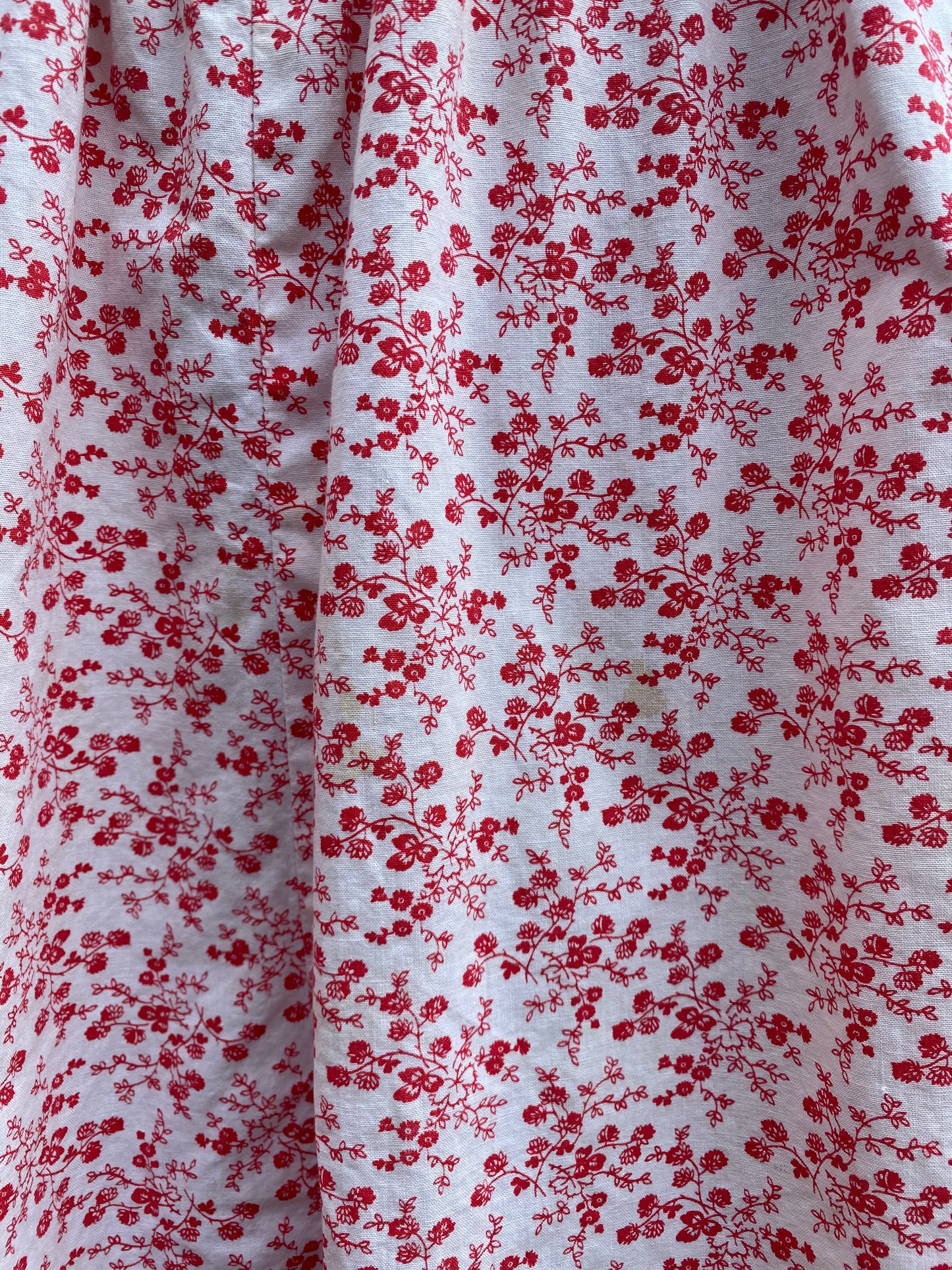 vintage country floral house dress