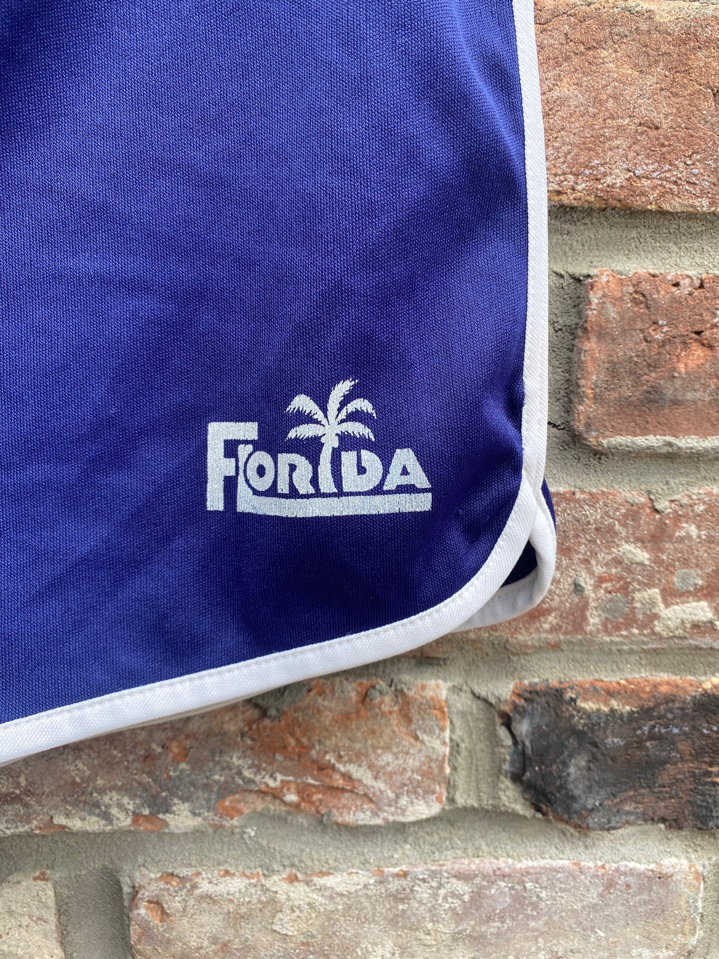 vintage 80s bob scott florida track shorts