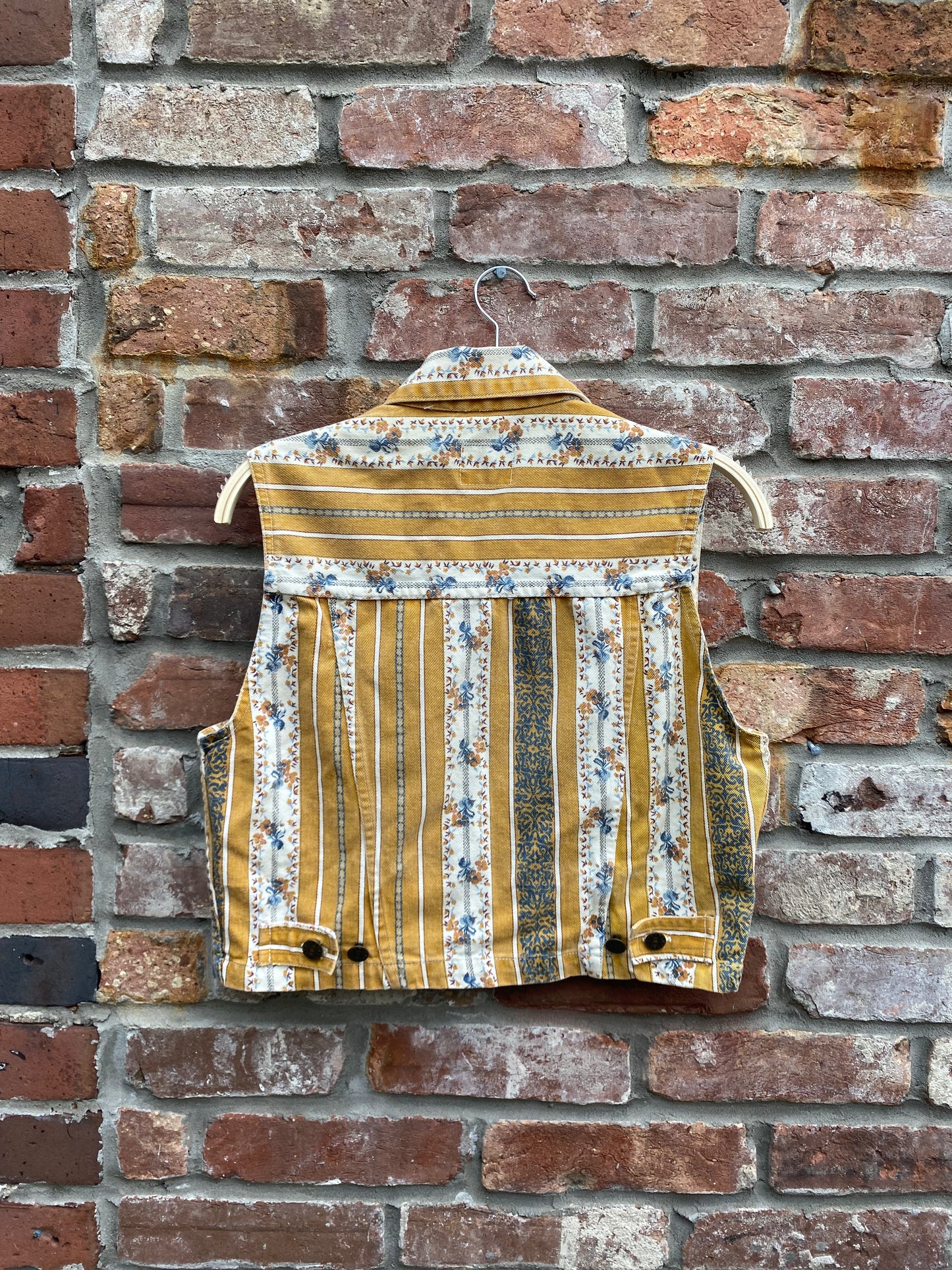 vintage 90s runaway bay denim vest top