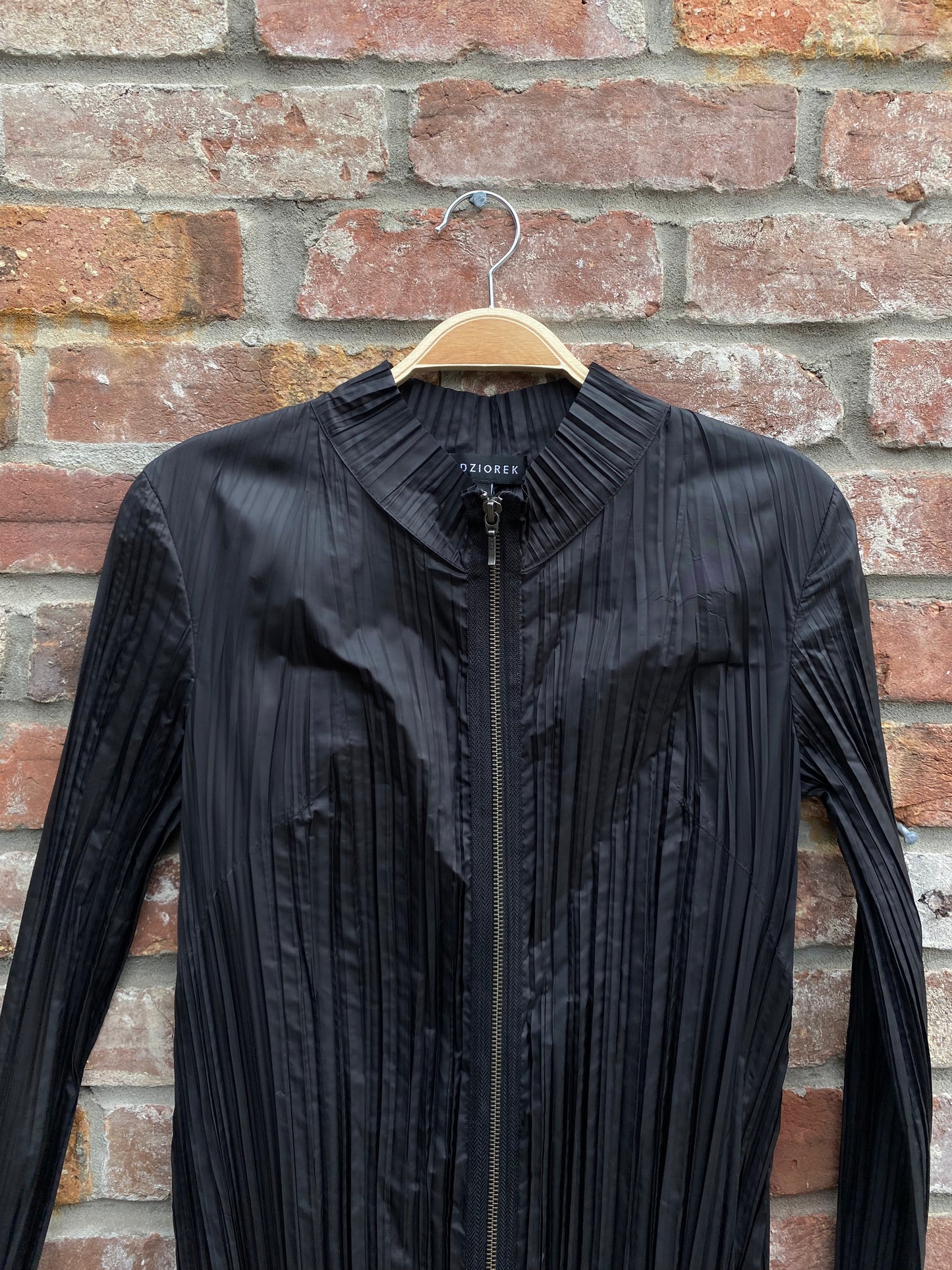 kedziorek pleated balloon hem dress