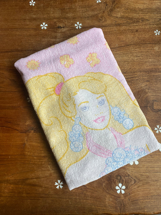 vintage 90s dophes barbie beach towel