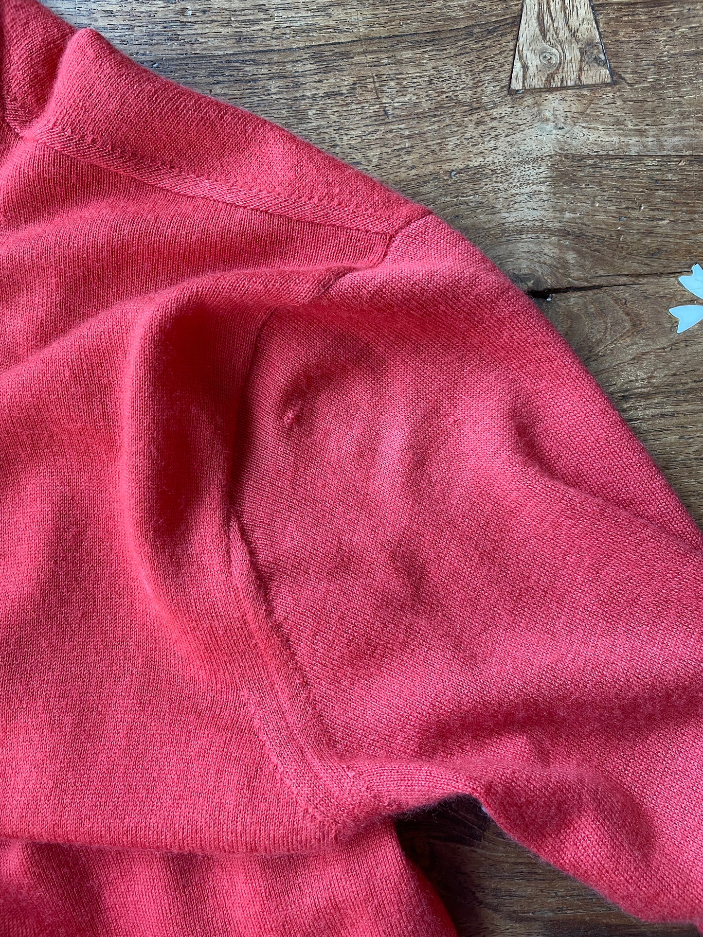 giorgio armani 100% cashmere pink cardigan sweater - size 38