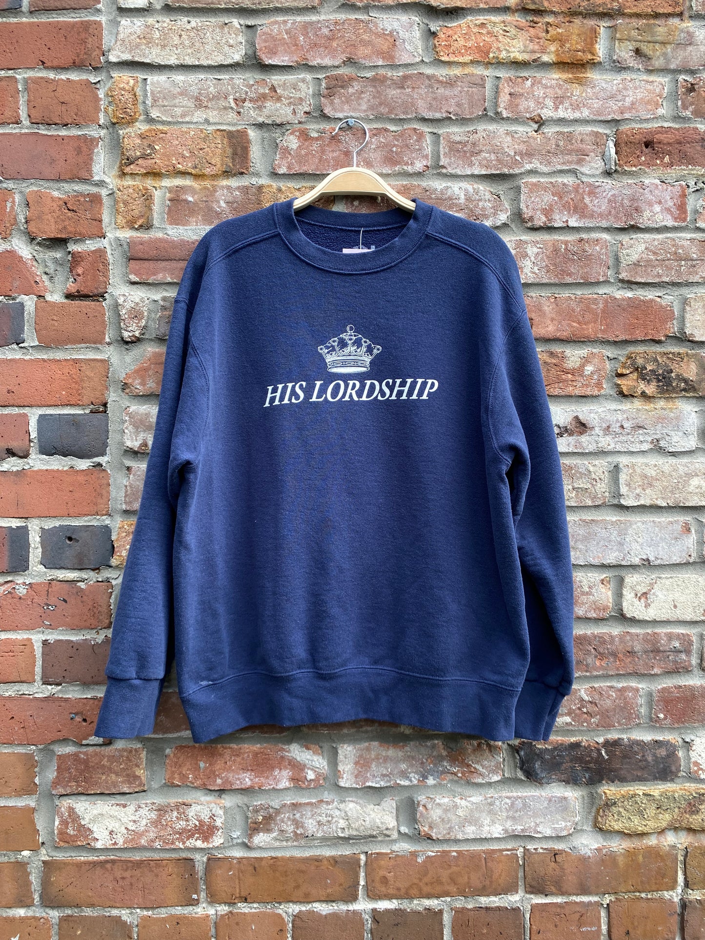 vintage 00s his lordship graphic crew