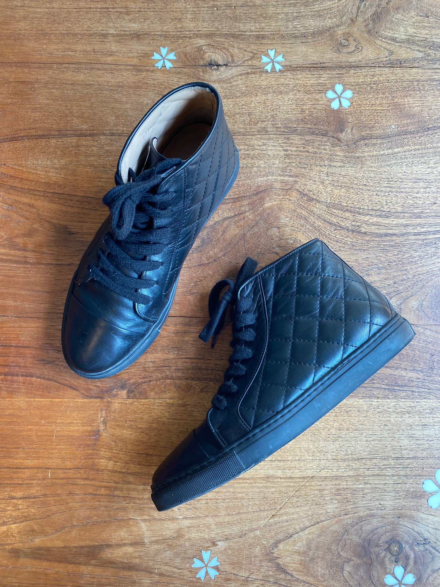 thakoon addition quilted leather high top sneakers