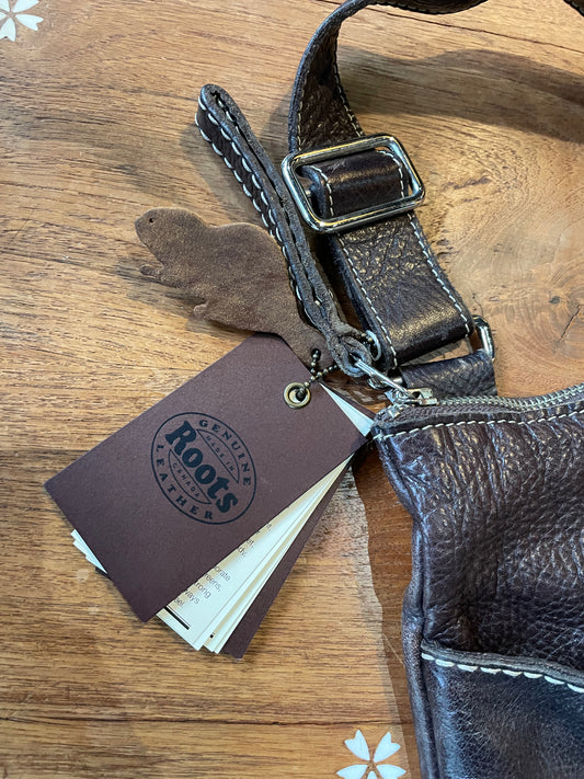 roots venetian village tribe leather bag