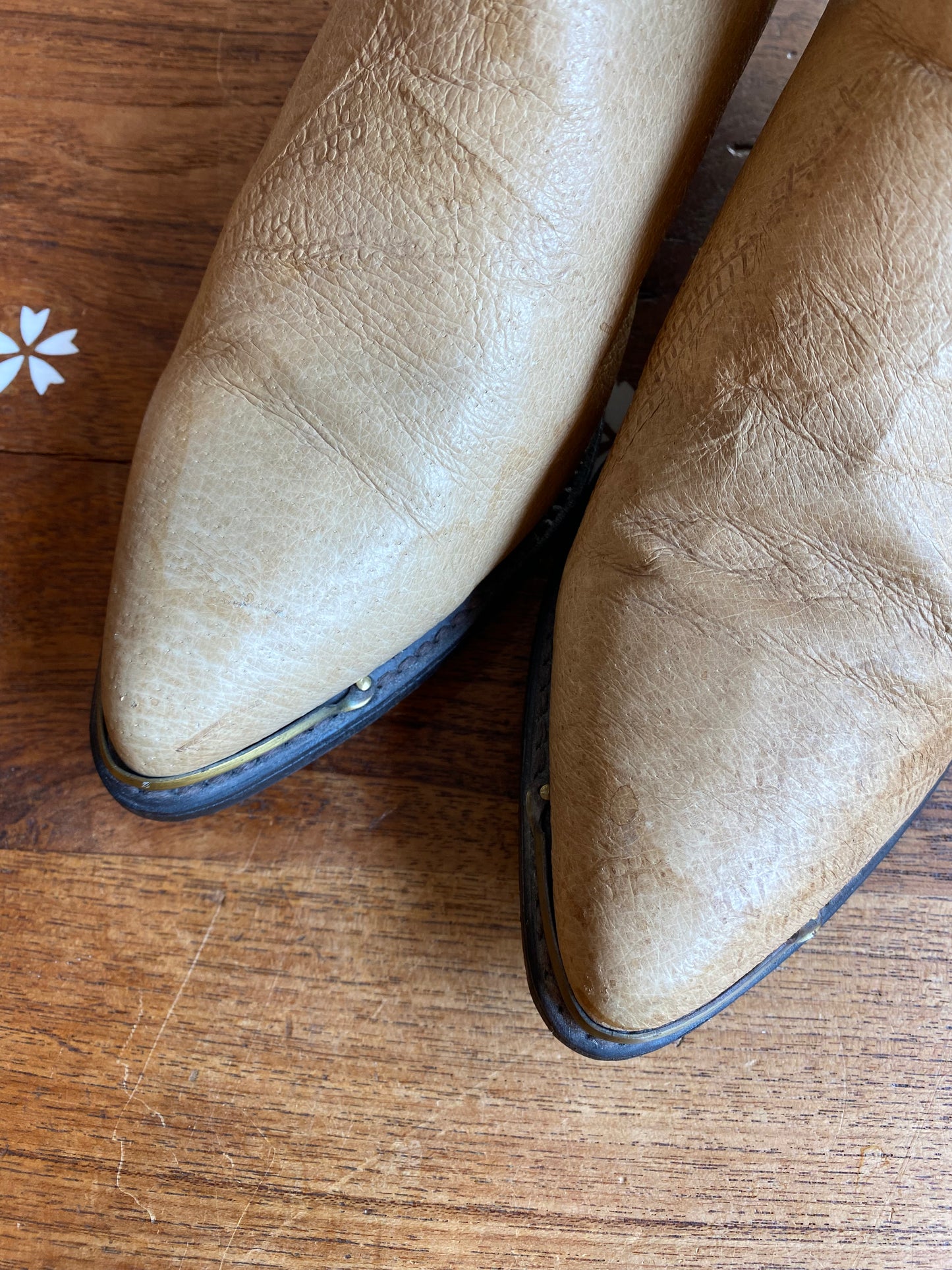 vintage slouchy western ankle boots