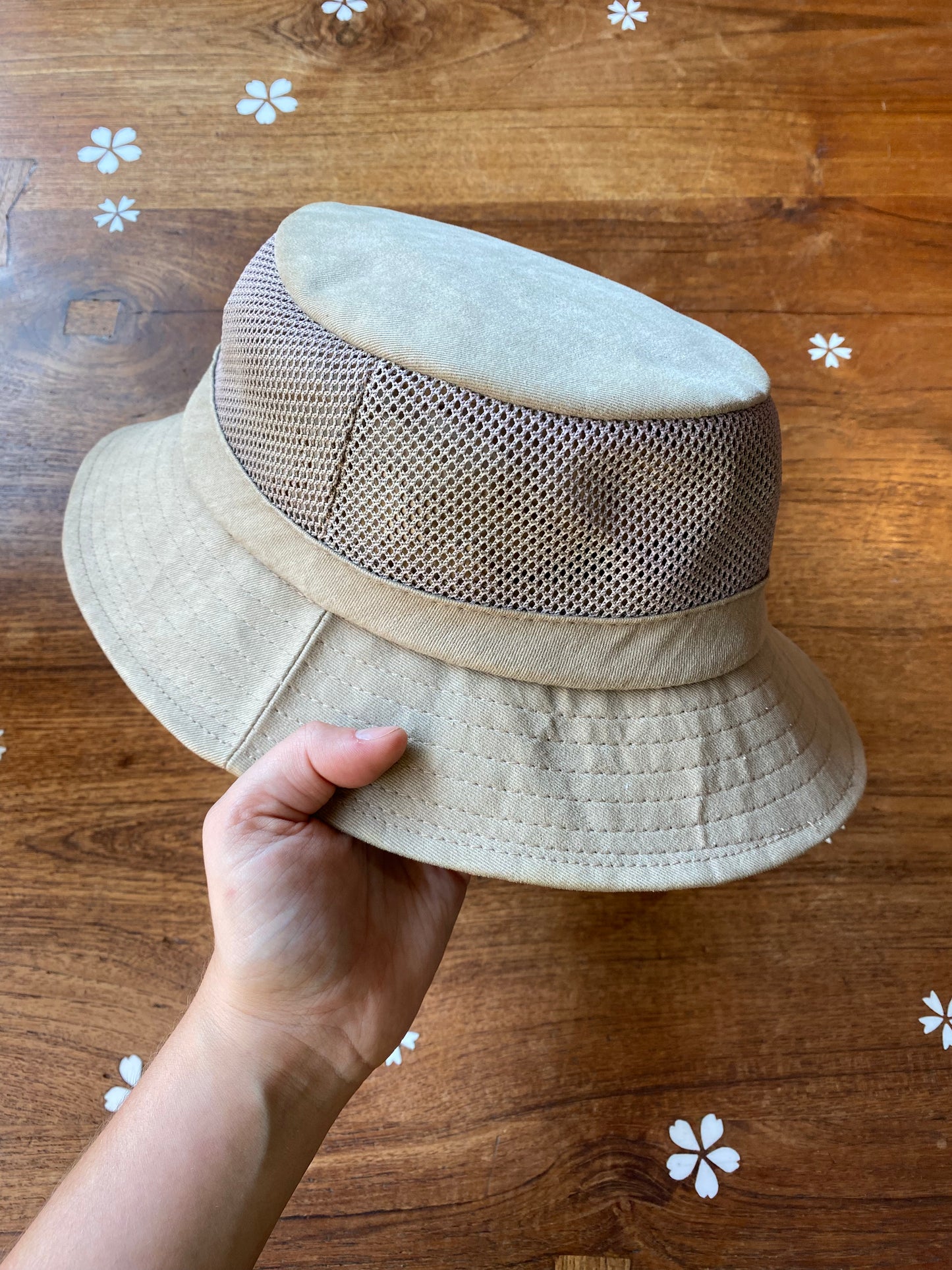 vintage pendleton mesh trim bucket hat