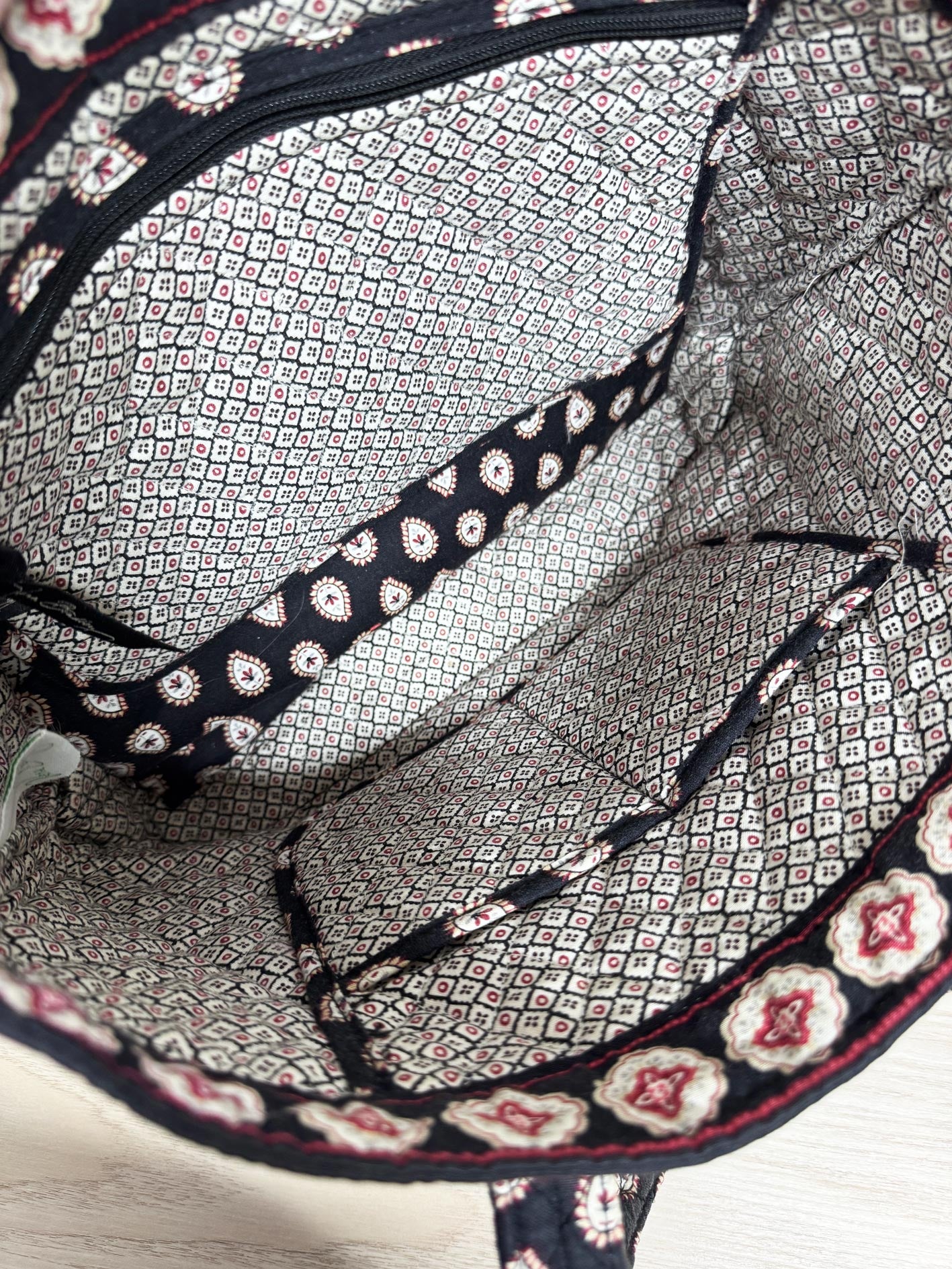 vera bradley paisley quilted tote bag | anthropologie