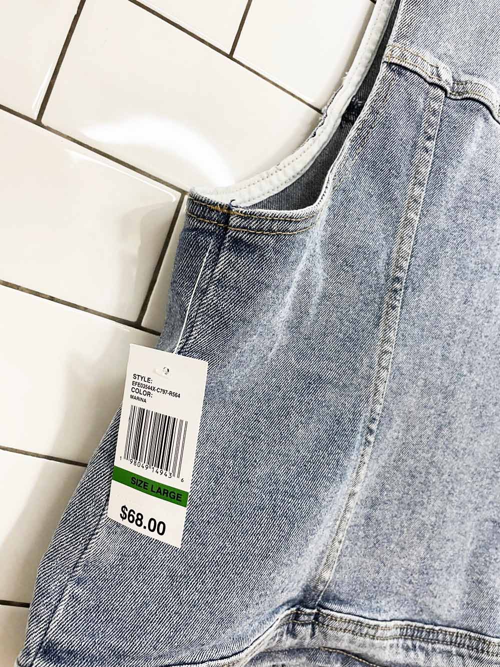 nwt kensie jeans stretchy denim vest top
