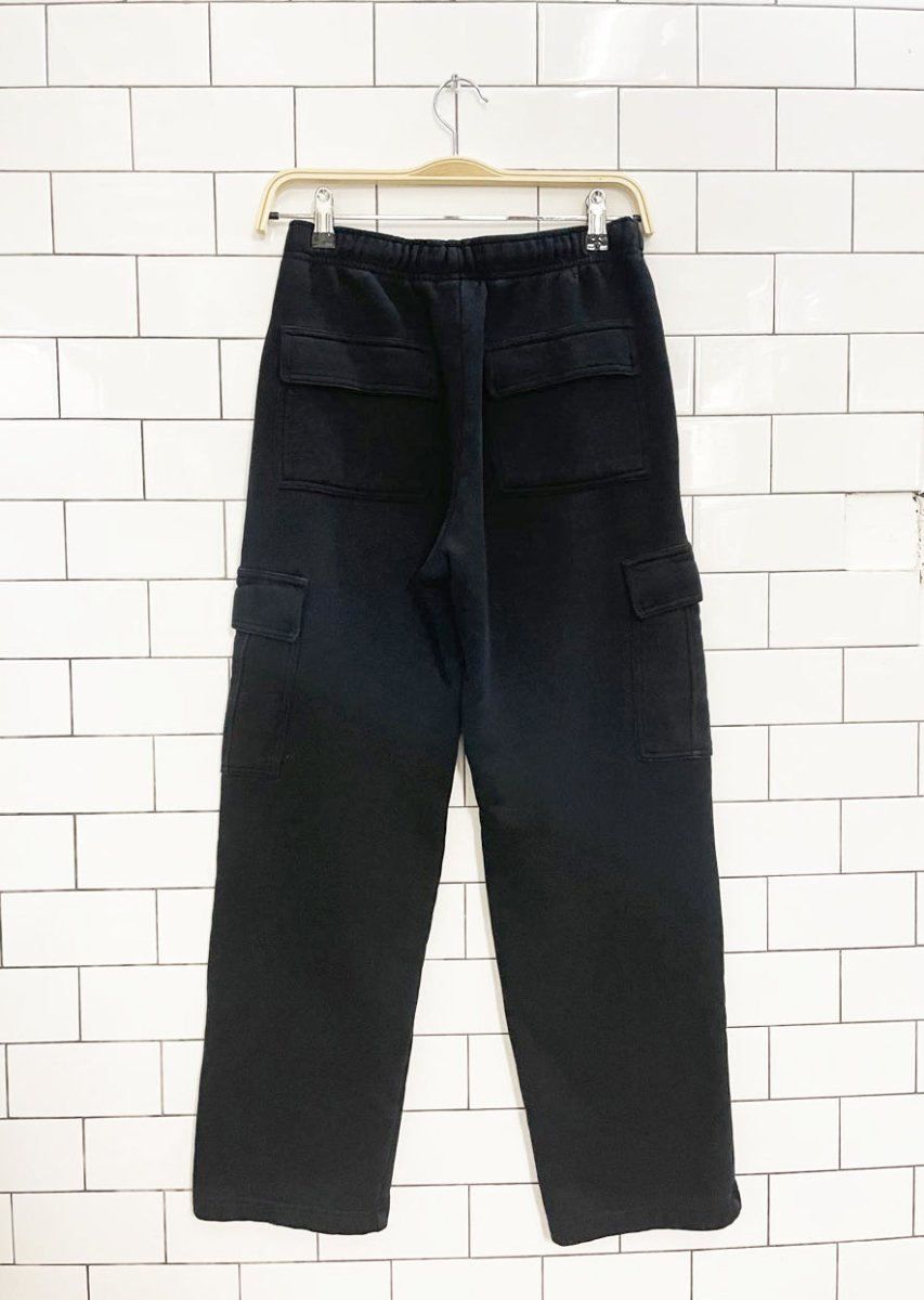 tna sweat fleece cozy cargo sweat pant - good market thrift store