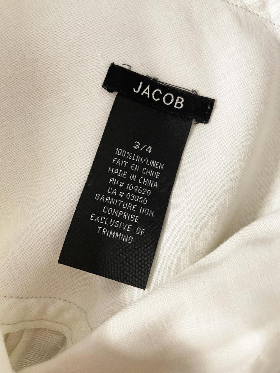 rework x y2k jacob 100% linen mini skirt - good market thrift store