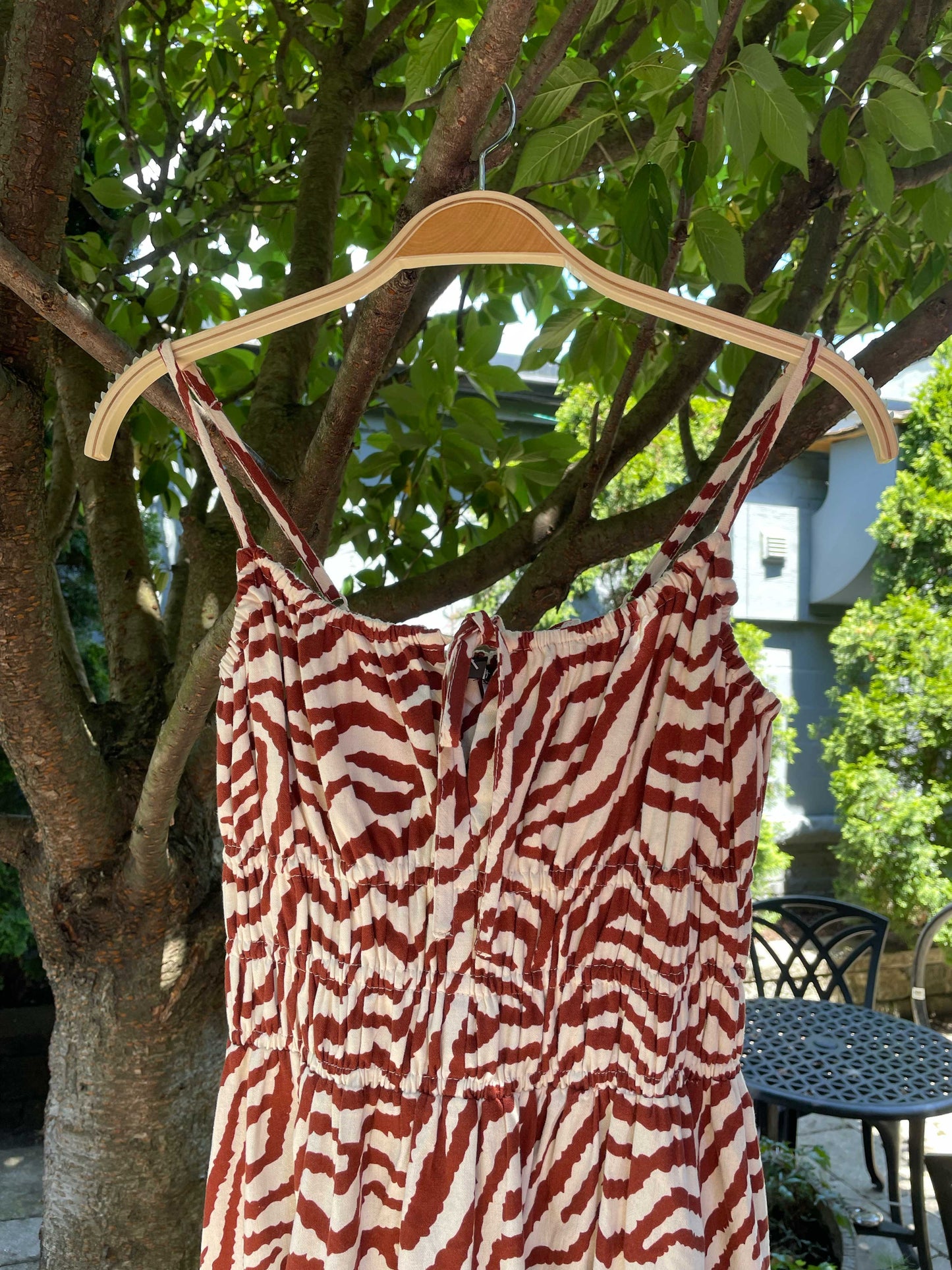 lily morgan smocked sun midi dress