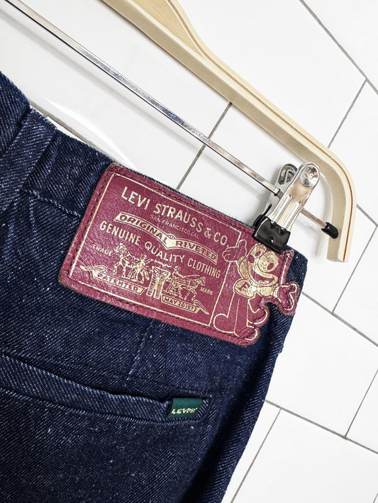 levi's x felix the cat tailored high loose pleated wide leg jeans