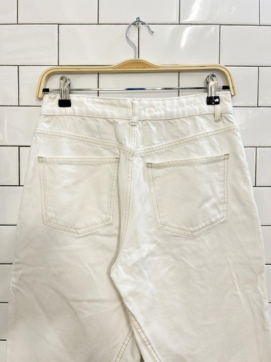 zara twisted seam wide leg jeans - good market thrift store