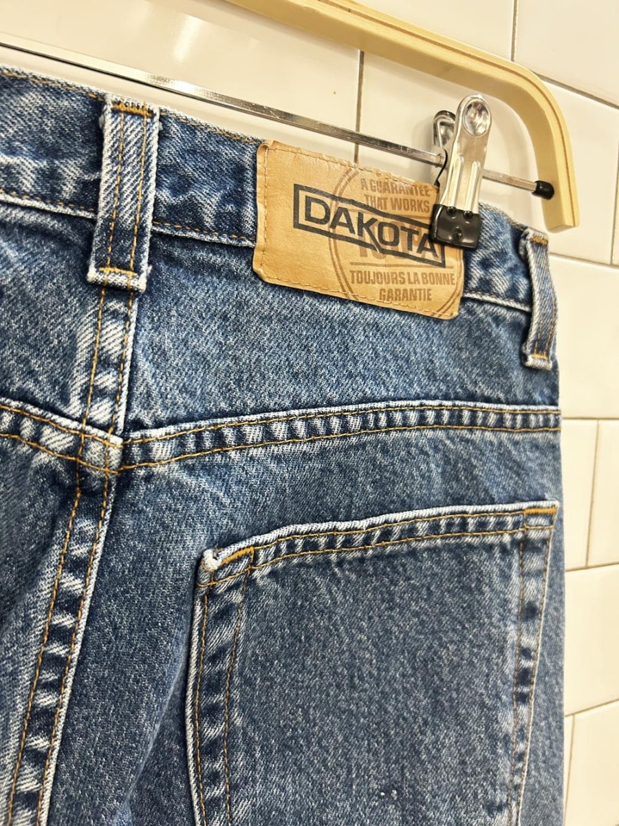 vintage 90s dakota high rise straight jeans - good market thrift store