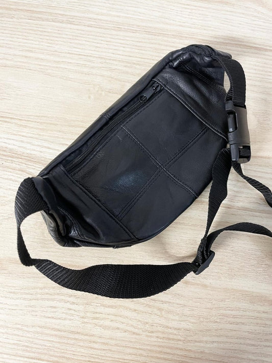 vintage bentley leather belt bag - good market thrift store