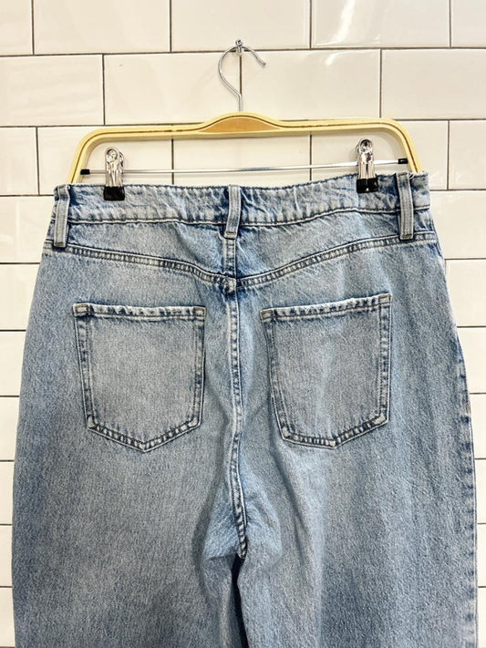 dynamite heidi distressed wide leg jeans - good market thrift store