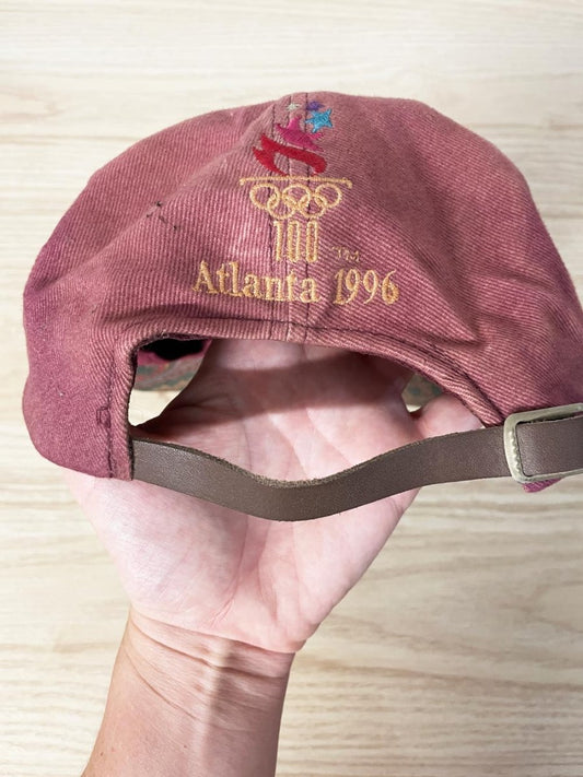 vintage 96 atlanta olympic games suede brim hat - good market thrift store