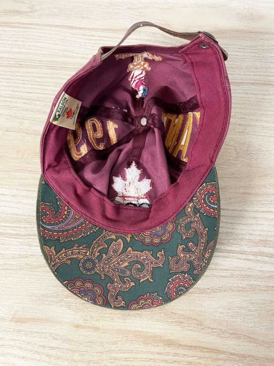vintage 96 atlanta olympic games suede brim hat - good market thrift store
