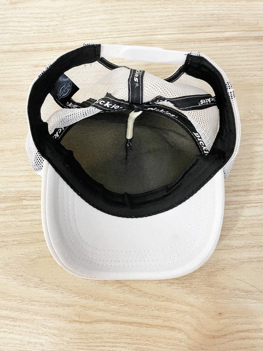 dickies minimal white trucker hat - good market thrift store