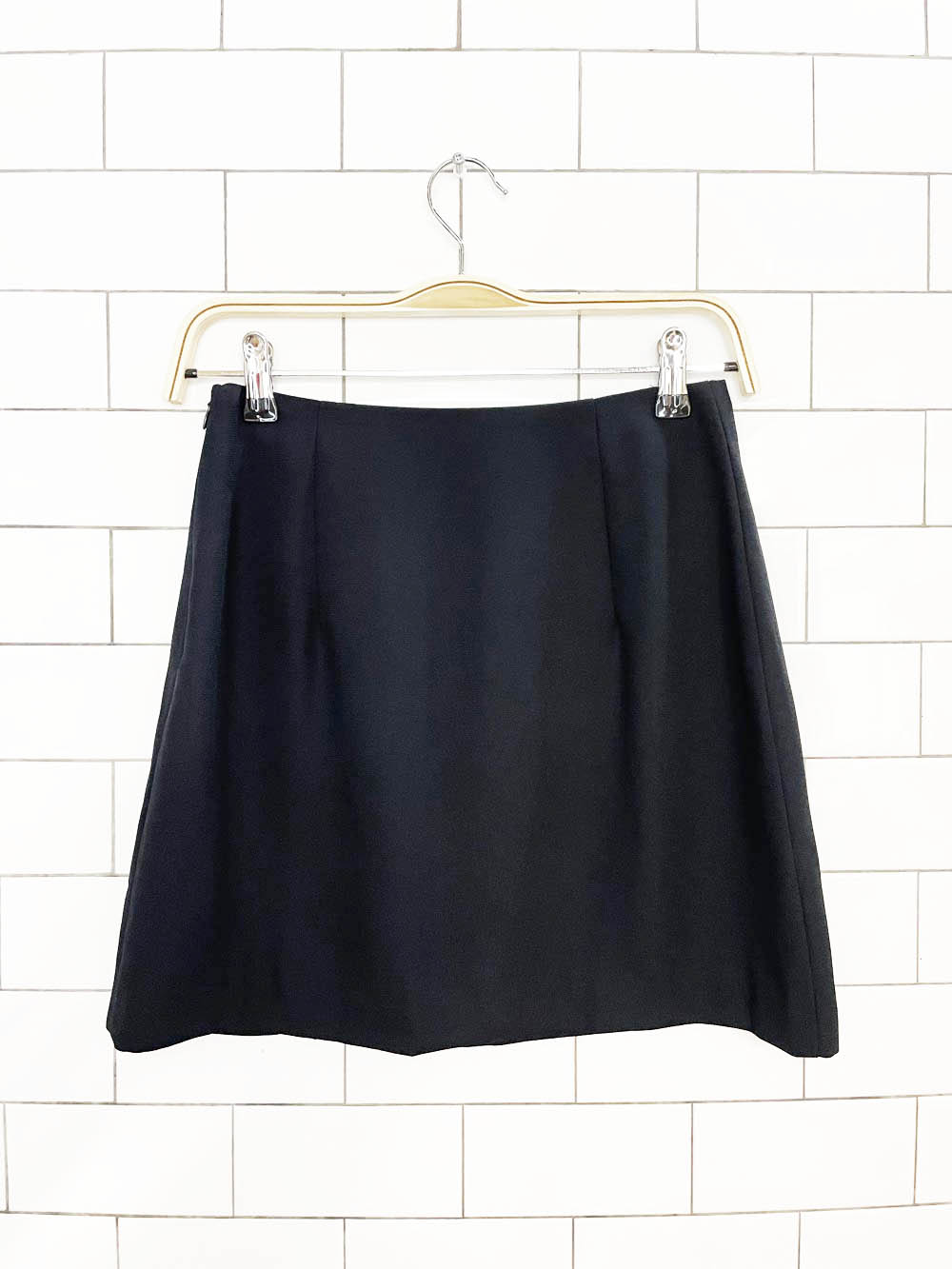 vintage 90s esprit minimal slit mini skirt