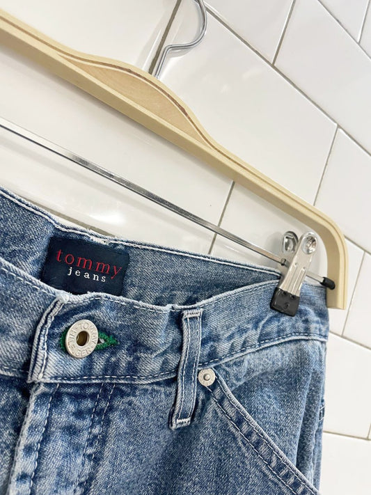 vintage 90s tommy hilfiger baggy carpenter jeans | made in Canada - good market thrift store