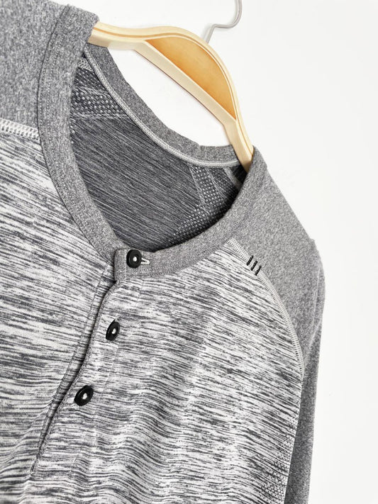 lululemon metal tech vent long sleeve henley - good market thrift store