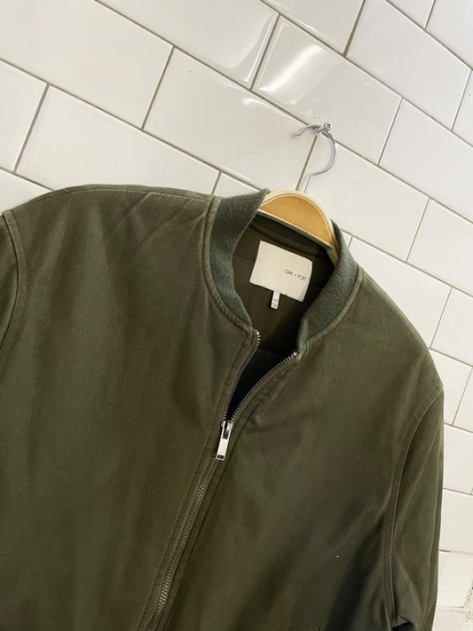oak + fort maxi bomber jacket - good market thrift store